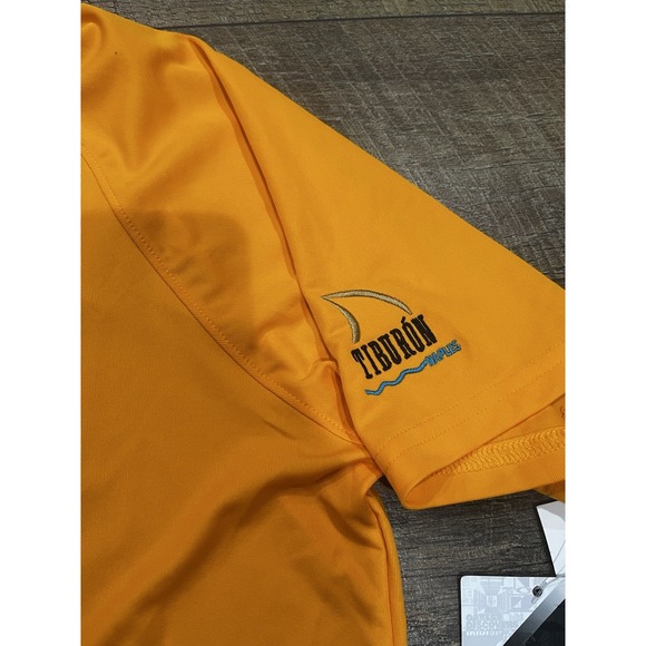 NWT Oakley Center Logo Embroidered Polo Shirt Yellow Small NEW W TAG - Picture 4 of 7